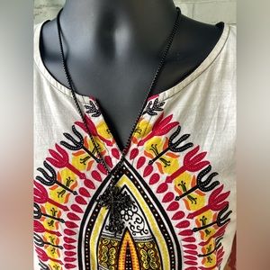 Men’s Black Stainless Steel Cross Necklace🖤